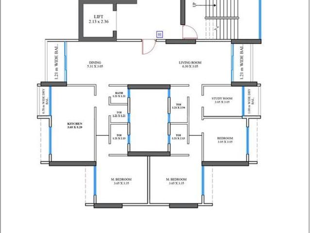 2 BHK Apartment in Shirdhon for resale Navi Mumbai. The reference number is 20207168