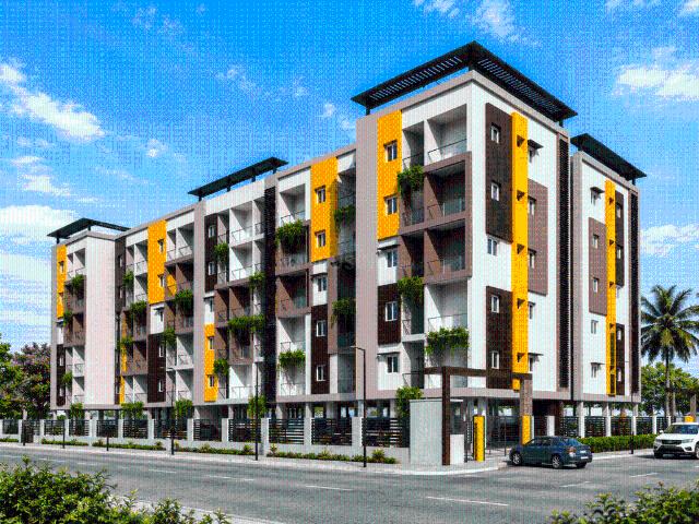 2 BHK Apartment in Singanallur for resale Coimbatore. The reference number is 20635909
