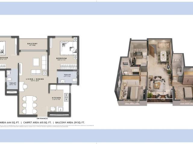 2 BHK Apartment in Sion for resale Mumbai. The reference number is 20537703