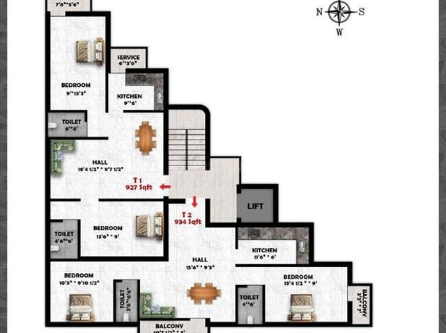 2 BHK Apartment in Surapet for resale Chennai. The reference number is 20971921