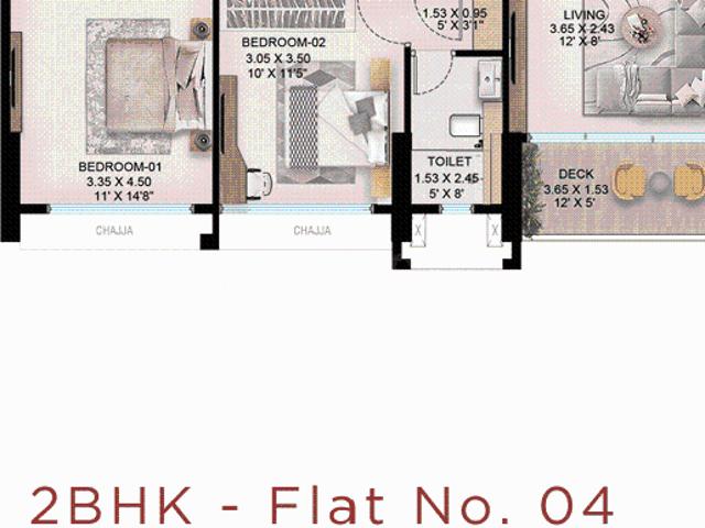 2 BHK Apartment in Powai for resale Mumbai. The reference number is 20543378