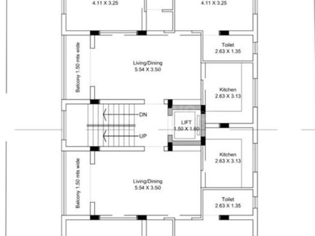 2 BHK Apartment in Porvorim for resale North Goa. The reference number is 16597915