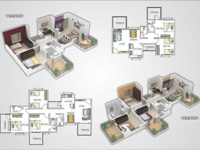 2 BHK Apartment in Pimpri for resale Pune. The reference number is 18117233