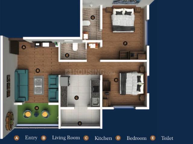 2 BHK Apartment in Pimpri for resale Pune. The reference number is 20259994