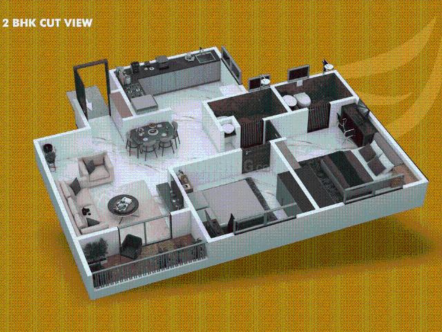 2 BHK Apartment in Ravet for resale Pune. The reference number is 16714838