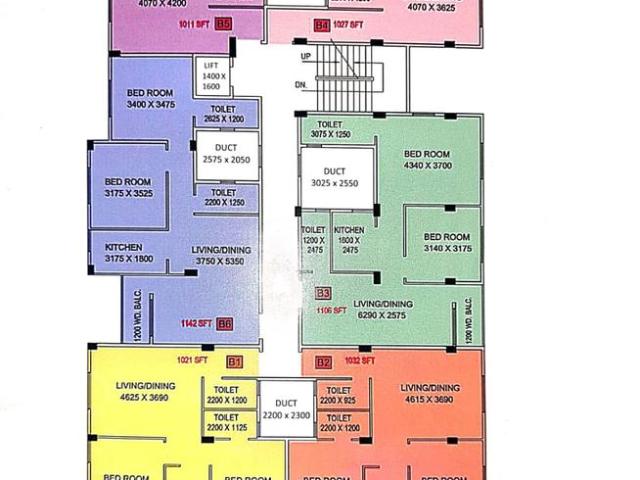 2 BHK Apartment in Rajarhat for resale Kolkata. The reference number is 14490842