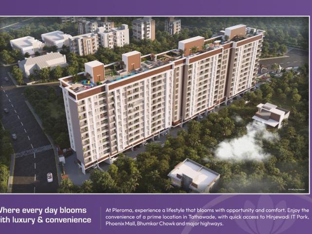 2 BHK Apartment in Tathawade for resale Pune. The reference number is 19420127