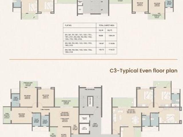 2 BHK Apartment in Tathawade for resale Pune. The reference number is 20161593