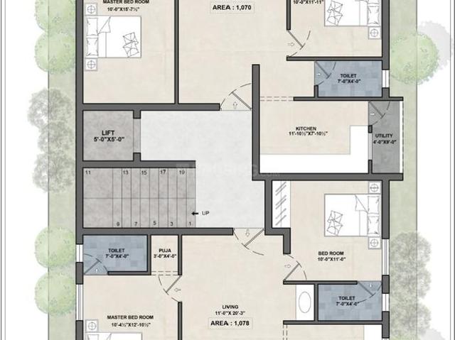 2 BHK Apartment in Urapakkam for resale Chennai. The reference number is 20687426
