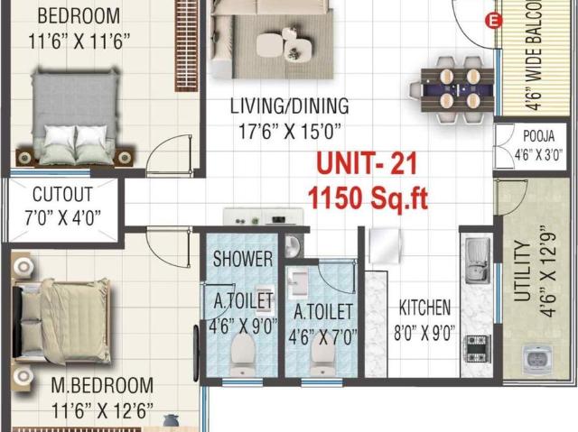 2 BHK Apartment in Uttarahalli Hobli for resale Bengaluru. The reference number is 20273288