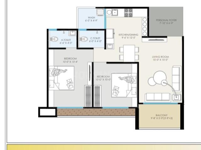 2 BHK Apartment in Vaishno Devi Circle for resale Ahmedabad. The reference number is 20874921
