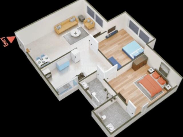 2 BHK Apartment in Vikhroli East for resale Mumbai. The reference number is 20056842