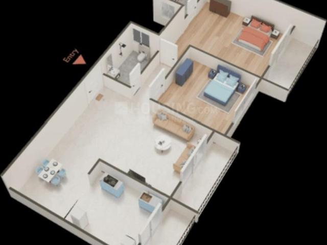 2 BHK Apartment in Vikhroli East for resale Mumbai. The reference number is 20263093