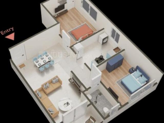 2 BHK Apartment in Vikhroli East for resale Mumbai. The reference number is 20233307