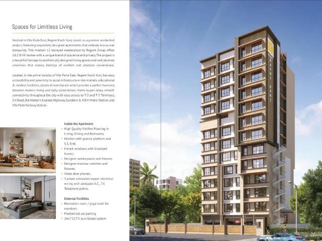 2 BHK Apartment in Vile Parle East for resale Mumbai. The reference number is 18756916