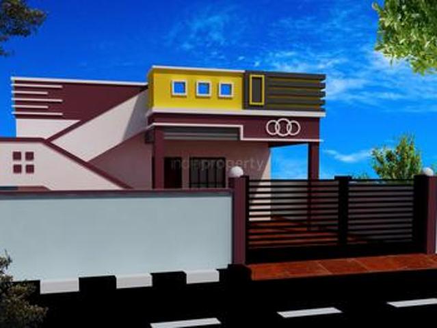 2 BHK | Builtup Area: 902 Sq. Ft & Plot Area: 1635 Sq. Ft for 53.5 L | House/villa in Urapakkam, Chennai | Facing: East | Posted by Mr Gnanasekar IP5081 SKU 1
