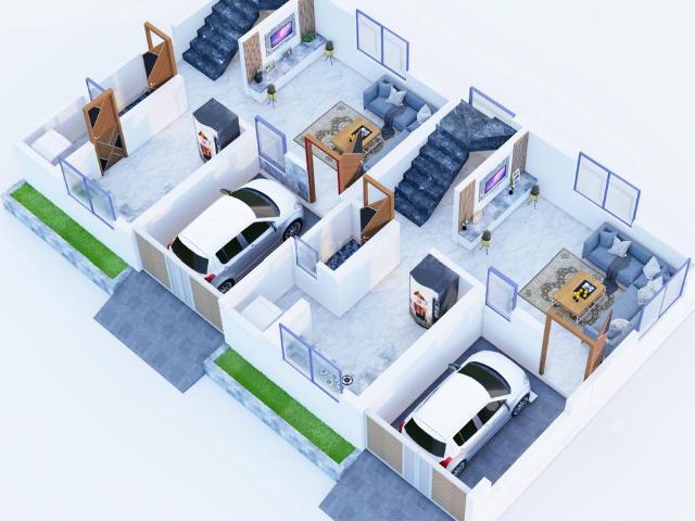 2 BHK Duplex in Kesnand for resale Pune. The reference number is 19016774