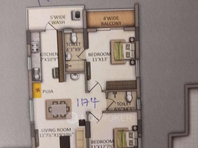 2 BHK Flat For Sale In Meerpet