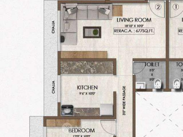 2 BHK Flat In Neon Terraces For Sale In Haridas Nagar, Borivali West