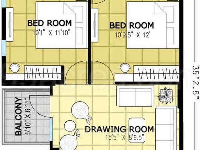 2 BHK Flat In Ninex Rmg Residency for Rent In Sector 37c