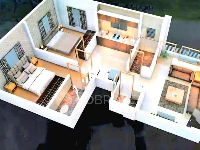 2 BHK Flat In Athashri Heights, Prabhakar Park, Gopalpatti, Manjari Bk, Hadapsar, Pune for Rent In Manjari Budruk