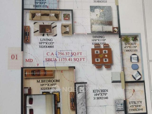 2 BHK Flat In Amrutha Heights For Sale In Whitefield