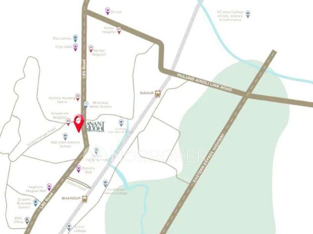 2 BHK Flat In Anant Siddhi For Sale In Bhandup West