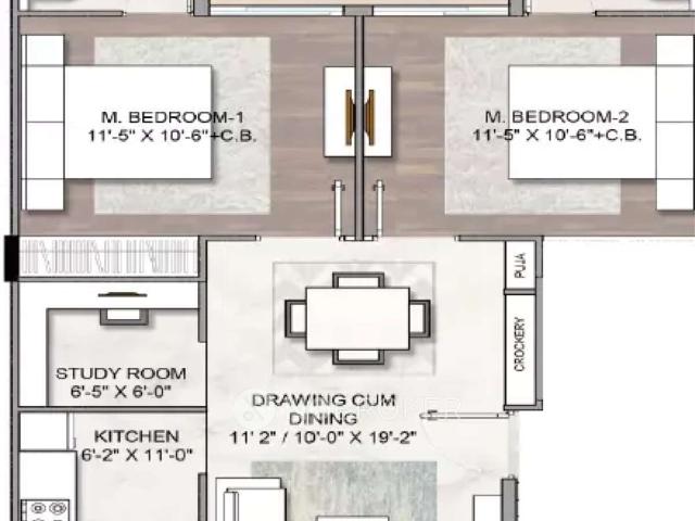 2 BHK Flat In Apartment for Rent In Smart World Gems