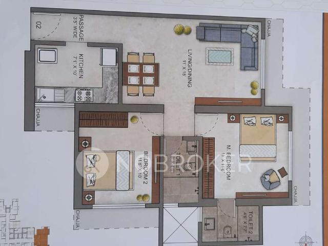 2 BHK Flat In Ashar Maple For Sale In Mulund West