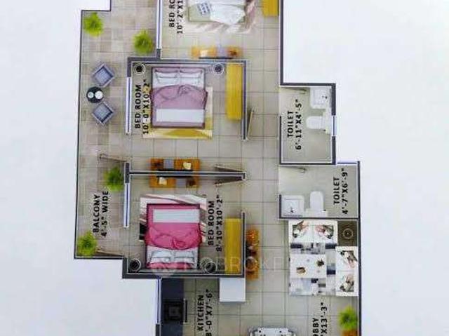 2 BHK Flat In Bharti Vatika For Sale In Sector 105