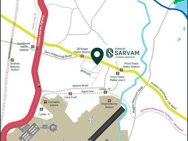 2 BHK Flat In Chandak Sarvam For Sale In Andheri East