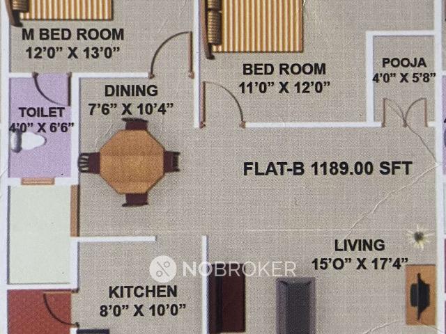 2 BHK Flat In Citadil River Oaks For Sale In Krishnarajapur