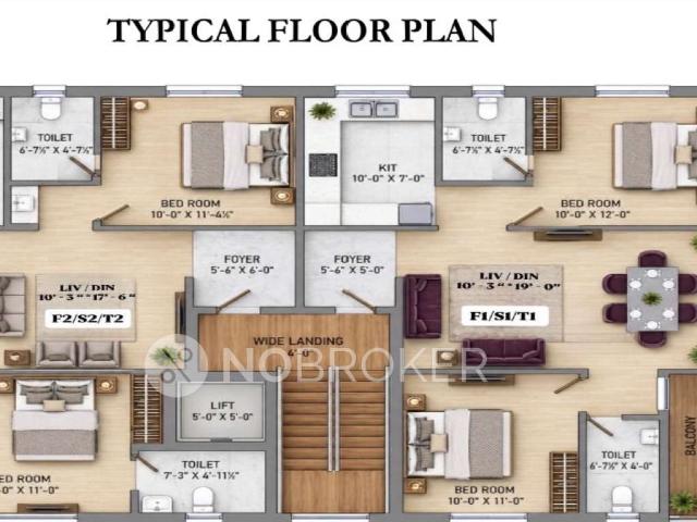 2 BHK Flat In Dakshina By Dhanush Builders For Sale In Madi