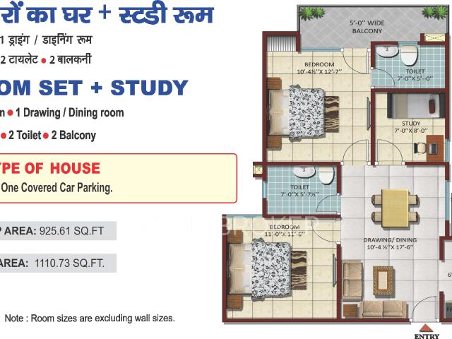 2 BHK Flat In Diya Greencity for Rent In Raj Nagar Extensio