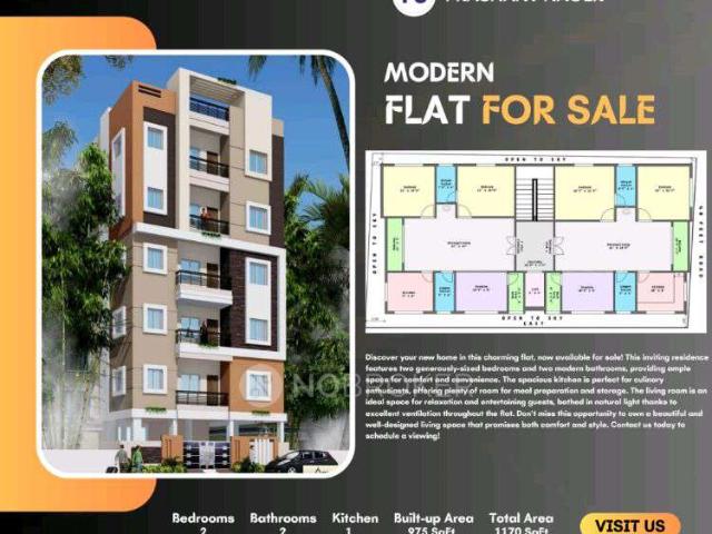2 BHK Flat In F J Residency For Sale In Moosarambagh