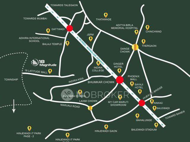 2 BHK Flat In Gd Square 18 Magnitude For Sale In Punawale