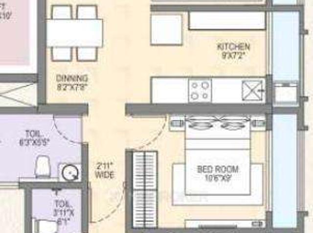 2 BHK Flat In Ghanshyam Canary For Sale In Vasai