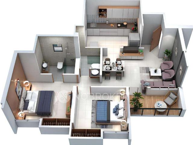 2 BHK Flat In Gini Vivante, Ravet For Sale In Kiwale