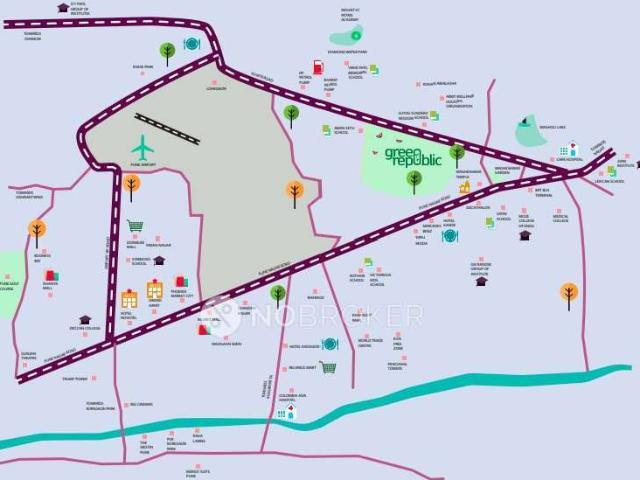 2 BHK Flat In Green Republic For Sale In Wagholi