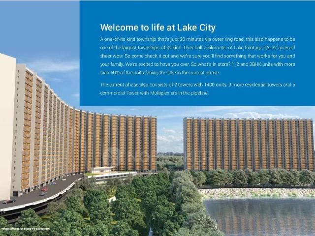 2 BHK Flat In Incor Live By Lake For Sale In Patancheru