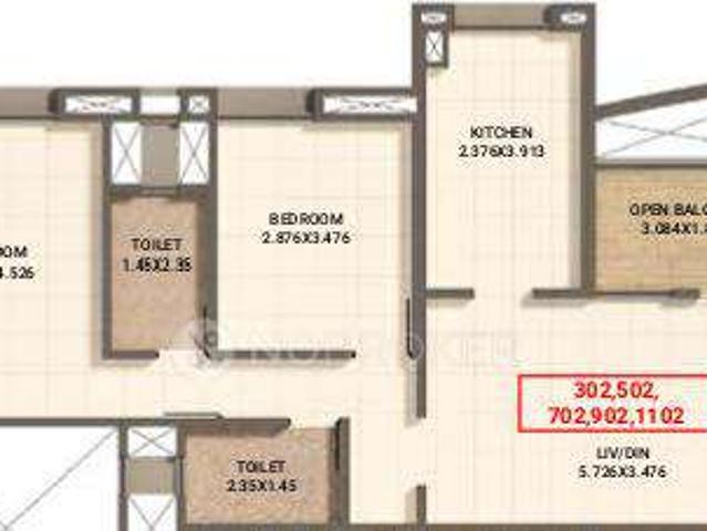 2 BHK Flat In Kumar Paradise For Sale In Magarpatta