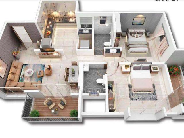 2 BHK Flat In Kk Capitol For Sale In Rahatani