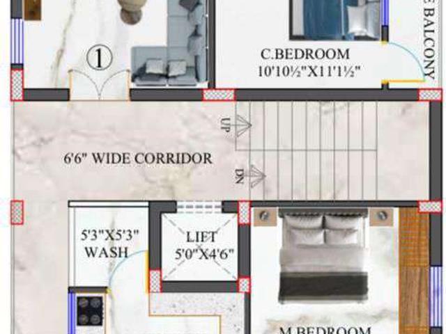 2 BHK Flat In Klr Ganga Elite For Sale In Hayathnagar_khals