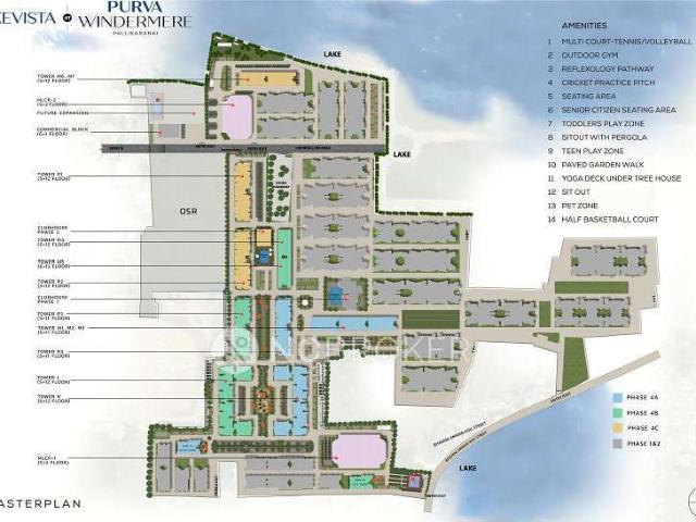 2 BHK Flat In Lakevista At Purva Windermere For Sale In Pallikaranai