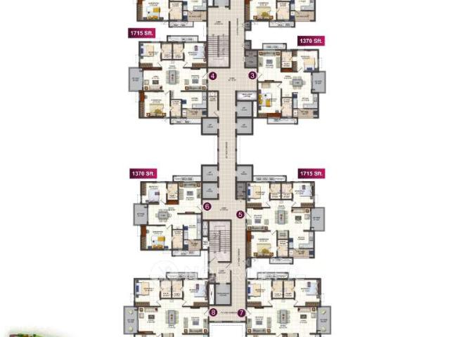 2 BHK Flat In Rajapushpa Provincia For Sale In Narsingi