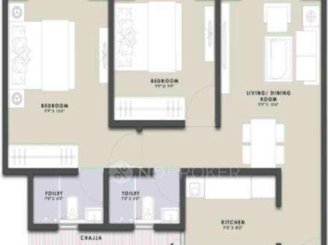 2 BHK Flat In Raunak Centrum For Sale In Wadala