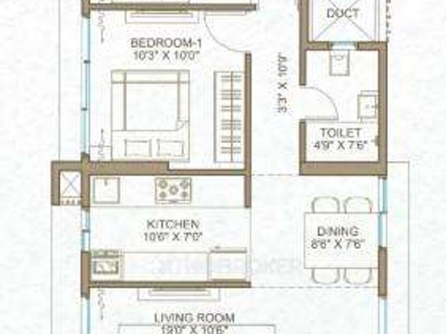 2 BHK Flat In Romell Espalier For Sale In Vile Parle East