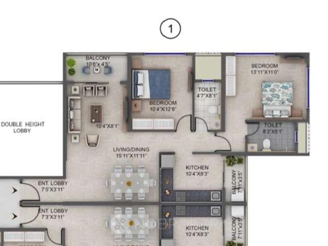 2 BHK Flat In Supreme Estia For Sale In Baner
