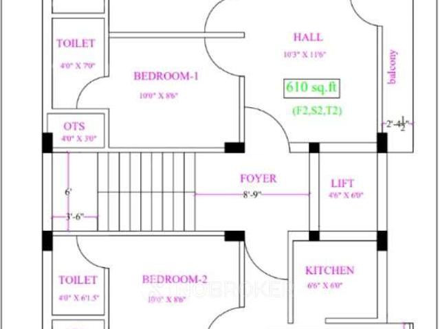 2 BHK Flat In Svb Apartment For Sale In Arumbakkam
