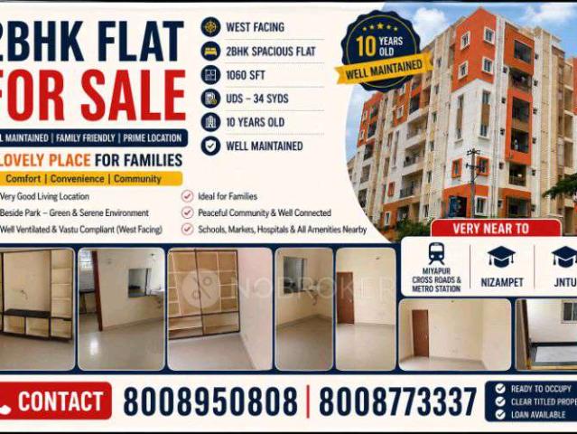 2 BHK Flat In Sai Teja Residency For Sale In Nizampet